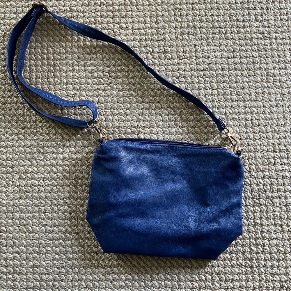 Brand new crossbody blue bag